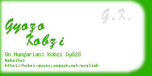 gyozo kobzi business card